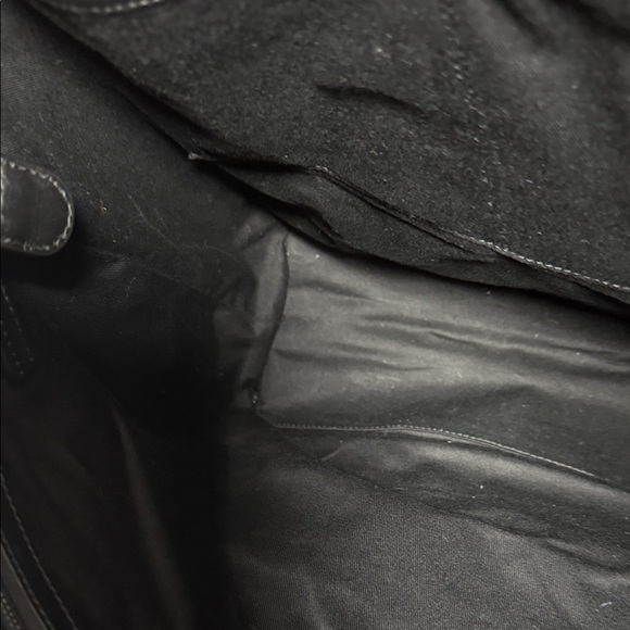 MCM Black and Gray Logo Tote - Picture 11 of 14